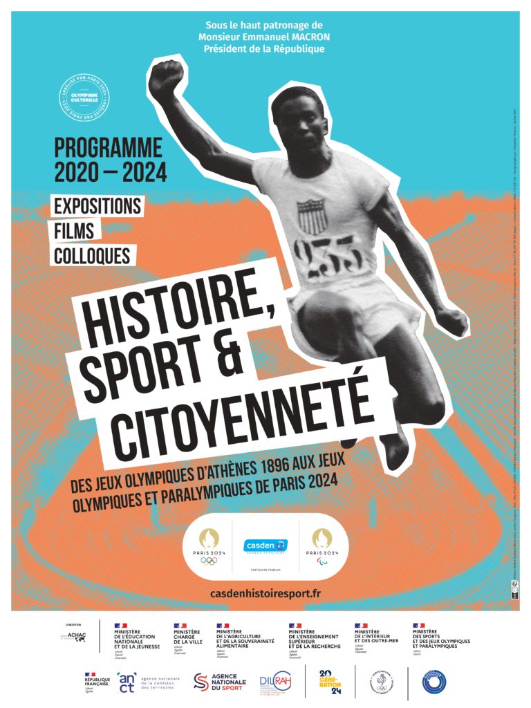 l'exposition « Histoire, Sport et Citoyenneté » à l'occasion des Jeux Olympiques 2024.