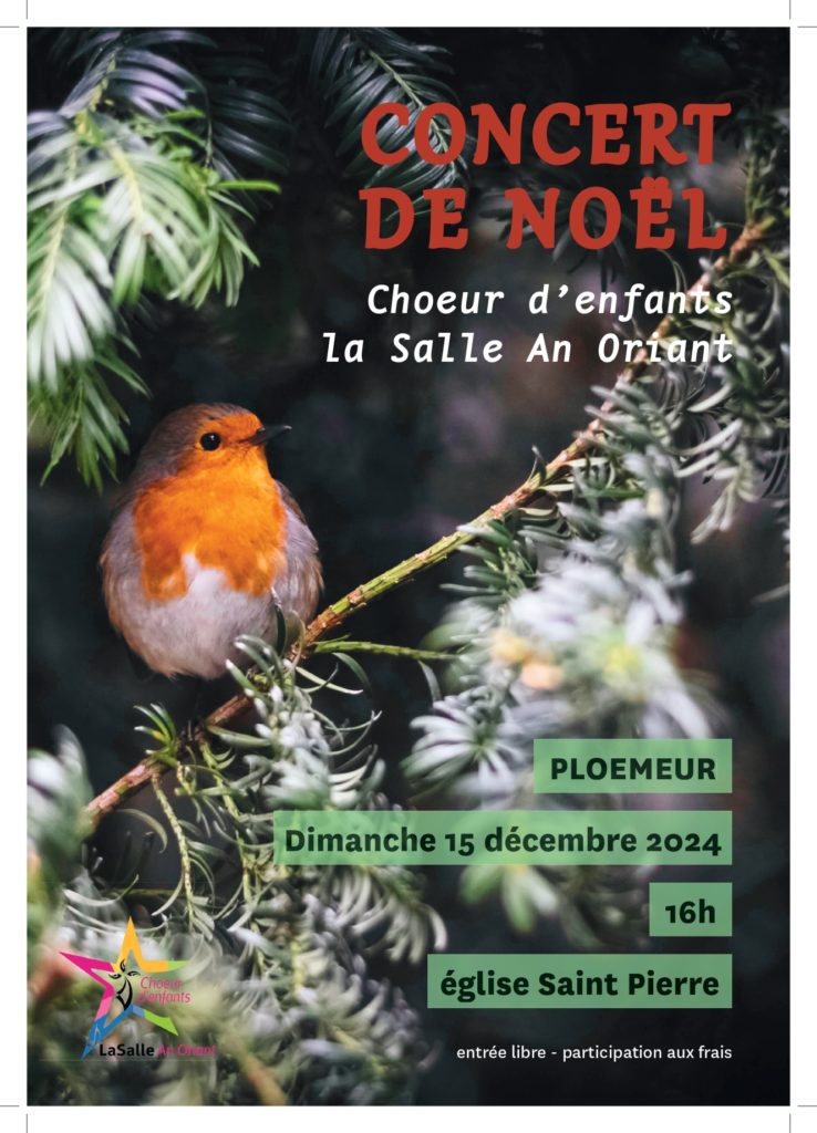 Les concerts de Noël Choeur d'enfants La Salle An Oriant 2024 2