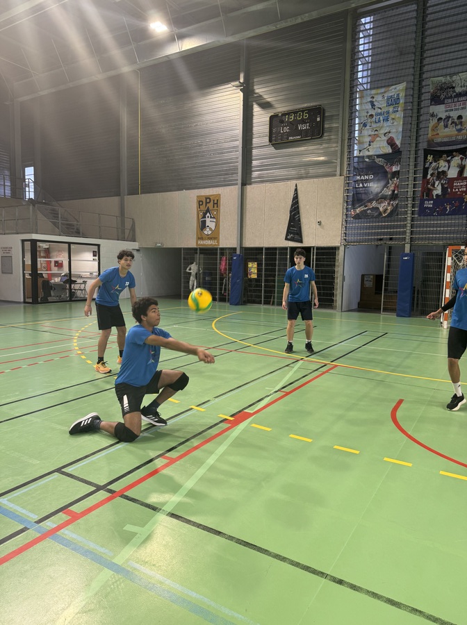 Compétition départementale de Volley-Ball : nos élèves brillent sur le terrain 2024 2